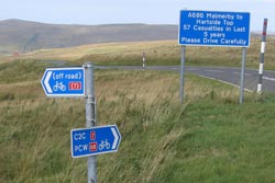 Hartside signpost