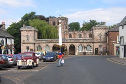 Entrance to St Lawrence Church