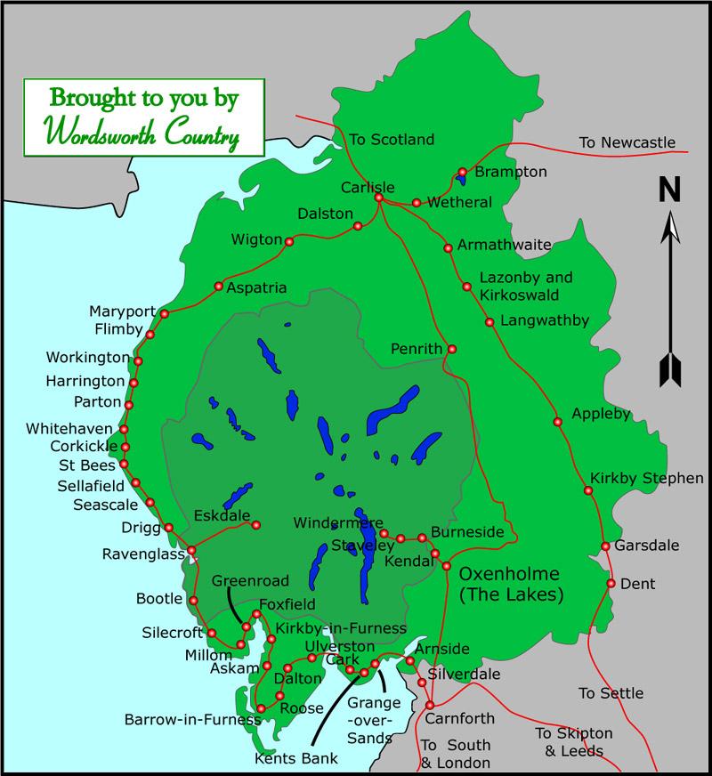 Cumbria Railway network 