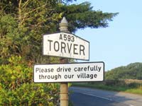 Torver signpost