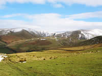 Snow on the hills